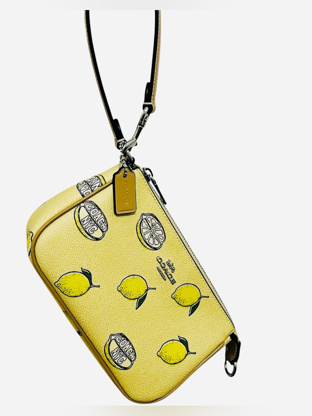 Coach Nolita 19 with Lemon Print • Style CAL26 • Shoulder Bag or Wristlet - Picture 2 of 15